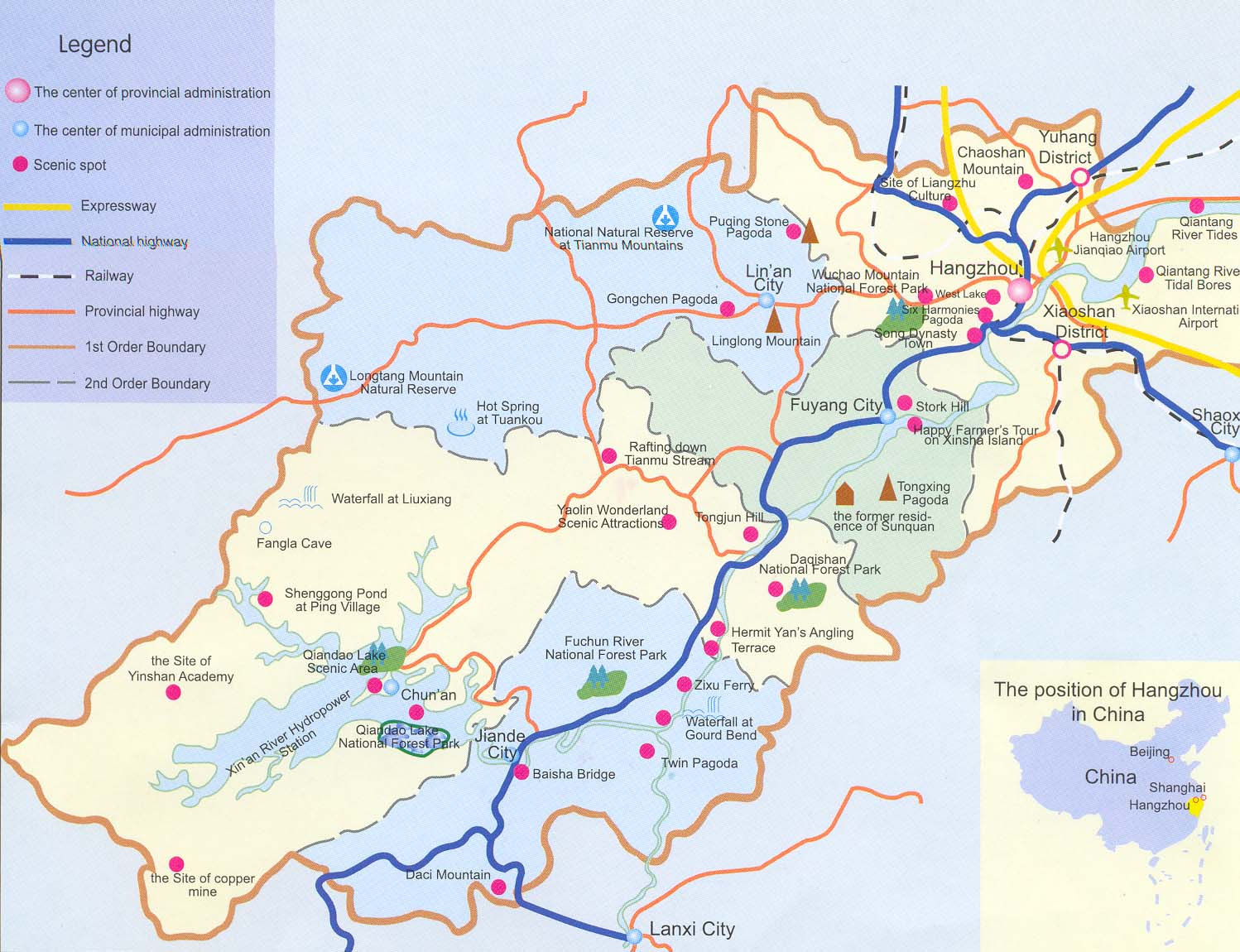 hangzhou road map